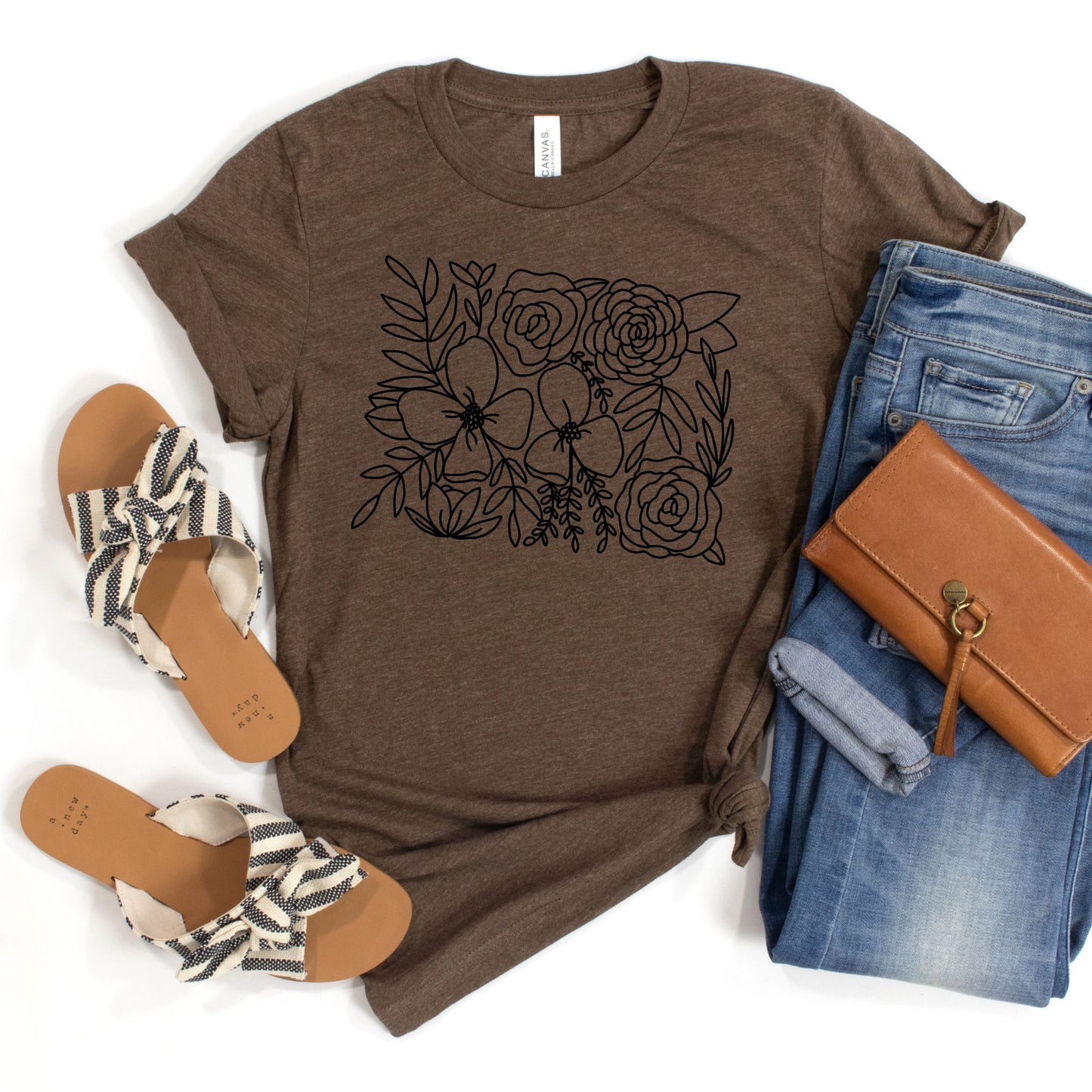 Colorado Floral State Graphic Tee