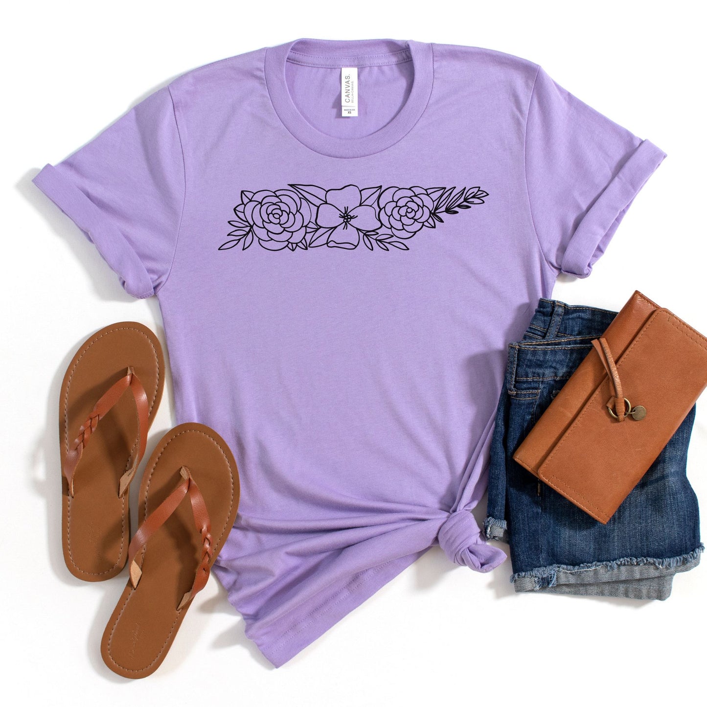 Tennessee Floral State Graphic Tee
