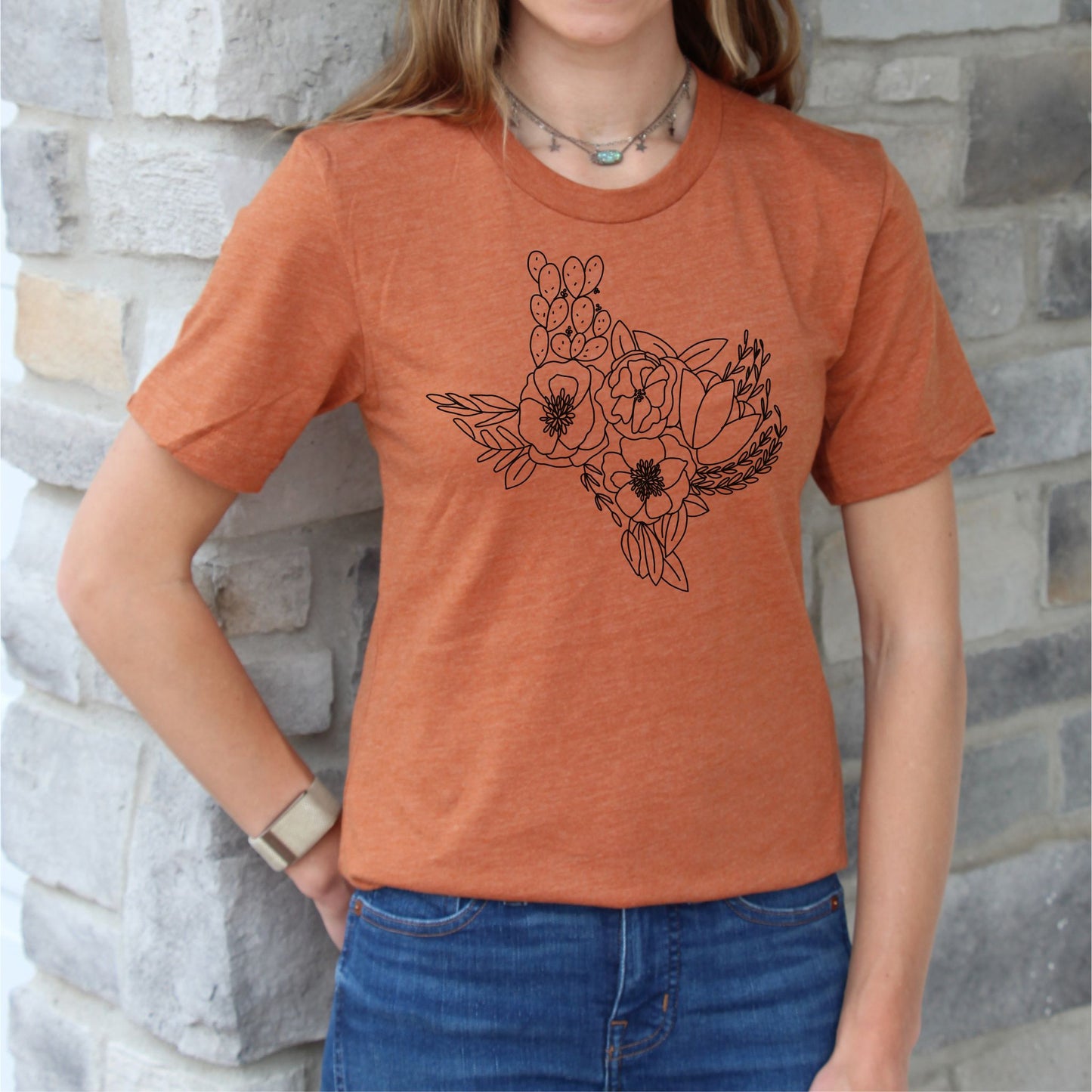Texas Floral State Graphic Tee